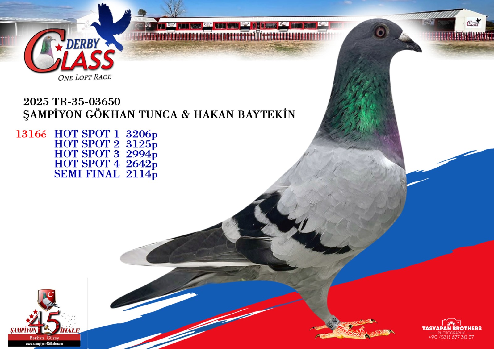 TR-35-03650 ŞAMPİYON GÖKHAN TUNCA HAKAN BAYTEKİN